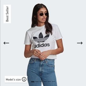 Classic Adidas Trefoil tee